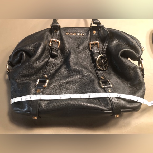 Black Leather Satchel - Picture 10 of 11